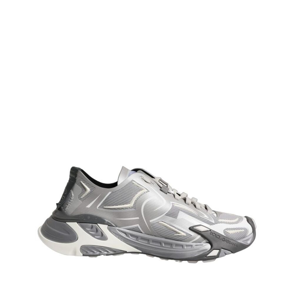 Dolce & Gabbana Gray Panelled Low Top Men Sneakers Men's Shoes